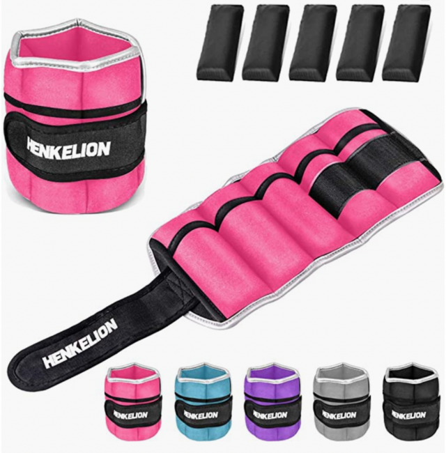 Henkelion Adjustable Ankle Weights 