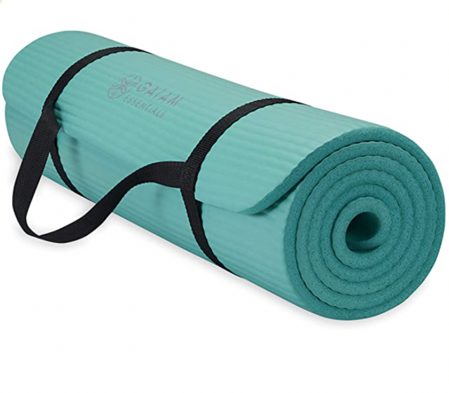 Gaiam Essentials Thick Yoga Mat