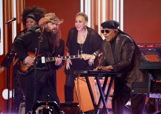 Chris Stapleton and Stevie Wonder