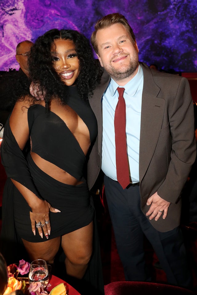 SZA and James Corden