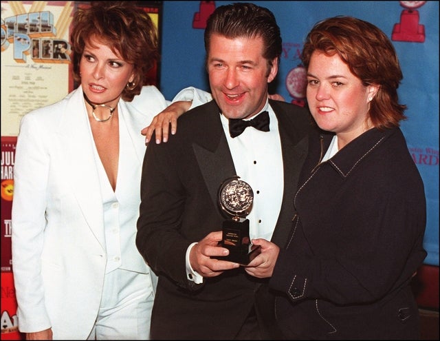 Raquel Welch, Alec Baldwin and Rosie O'Donnell