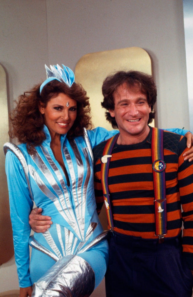 Raquel Welch and Robin Williams