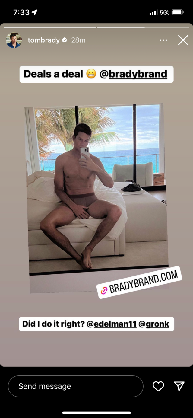 Tom Brady Admits to Looking Up 'Thirst Trap' After Viral Underwear Selfie