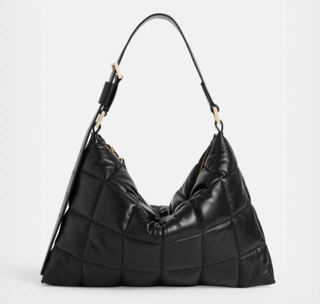 Edbury Leather Quilted Shoulder Bag