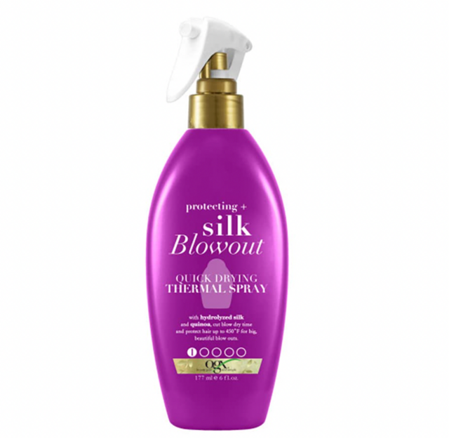 OGX Protecting + Silk Blowout Quick Drying Thermal Spray