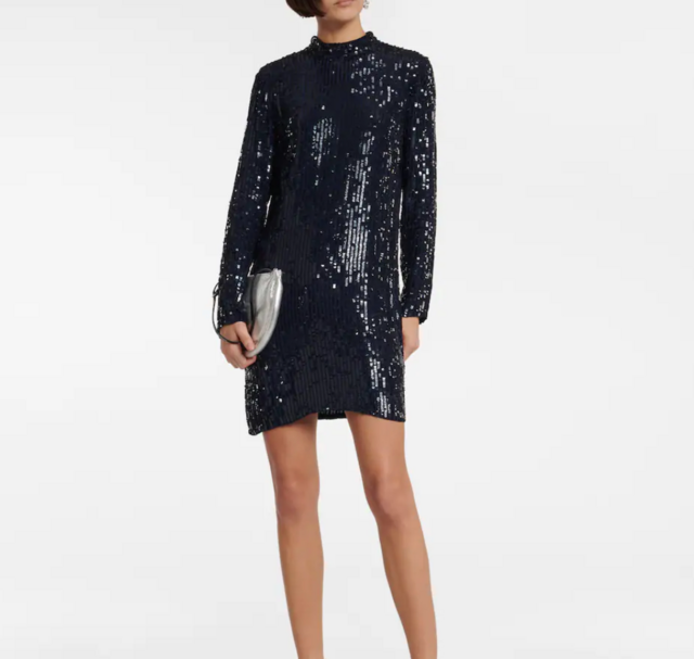 Velvet Veda Sequined Minidress