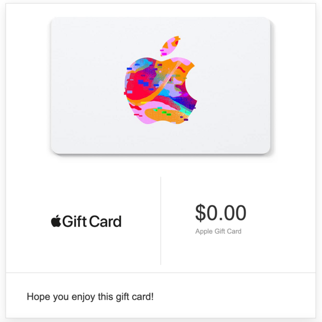 Apple Gift Card