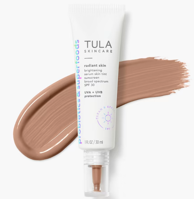 Tula Brightening Serum Skin Tint Sunscreen 