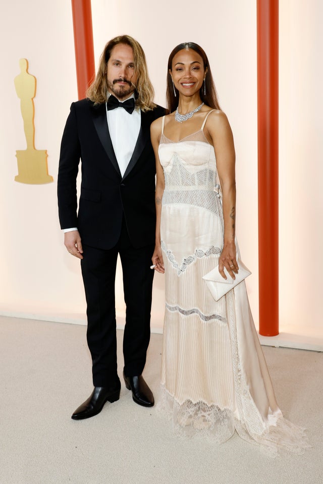 Zoe Saldana and Marco Perego