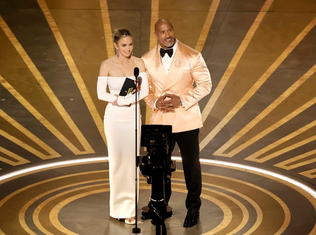 Emily Blunt and Dwayne 'The Rock' Johnson