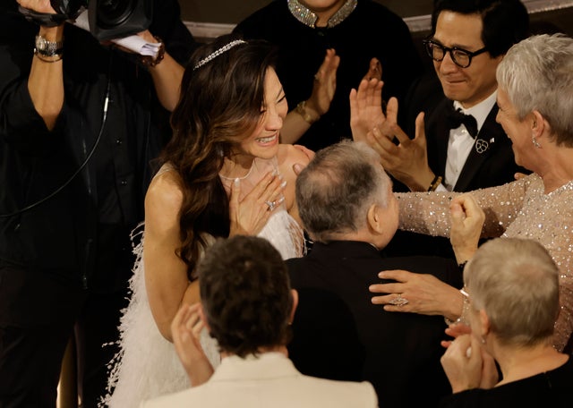 Jamie Lee Curtis celebrates Michelle Yeoh winning Best Actress