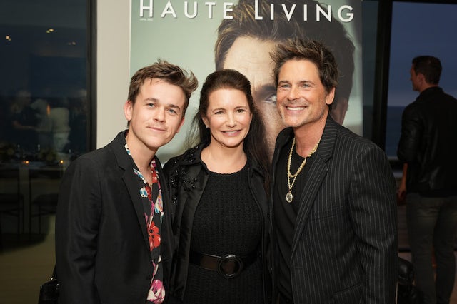 John Owen Lowe, Kristin Davis, and Rob Lowe