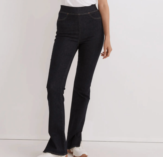 Madewell Pull-On High Waist Skinny Flare Jeans