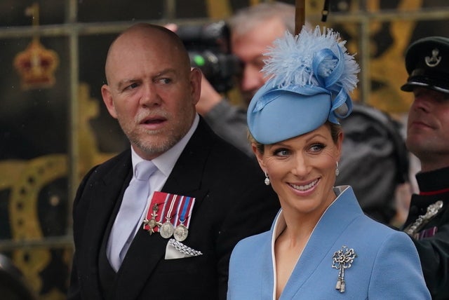 Mike Tindall and Zara Tindall 