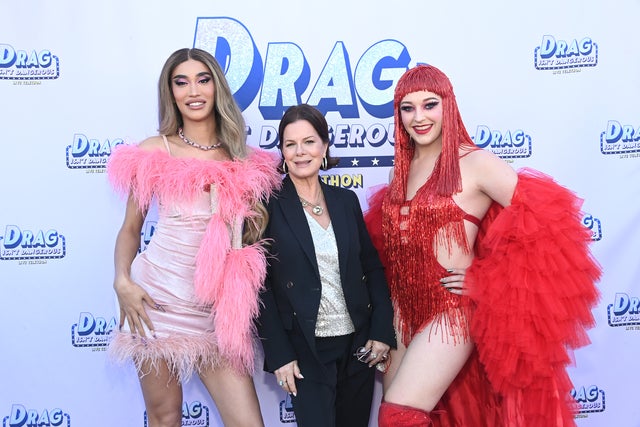 Kerri Colby, Marcia Gay Harden and Laganja Estranja