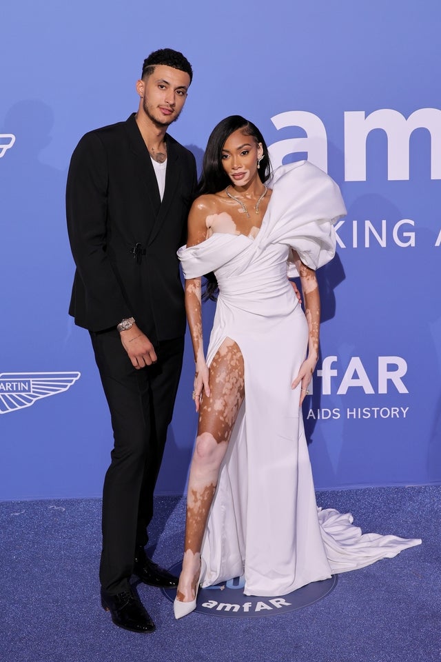 Kyle Kuzma and Winnie Harlow