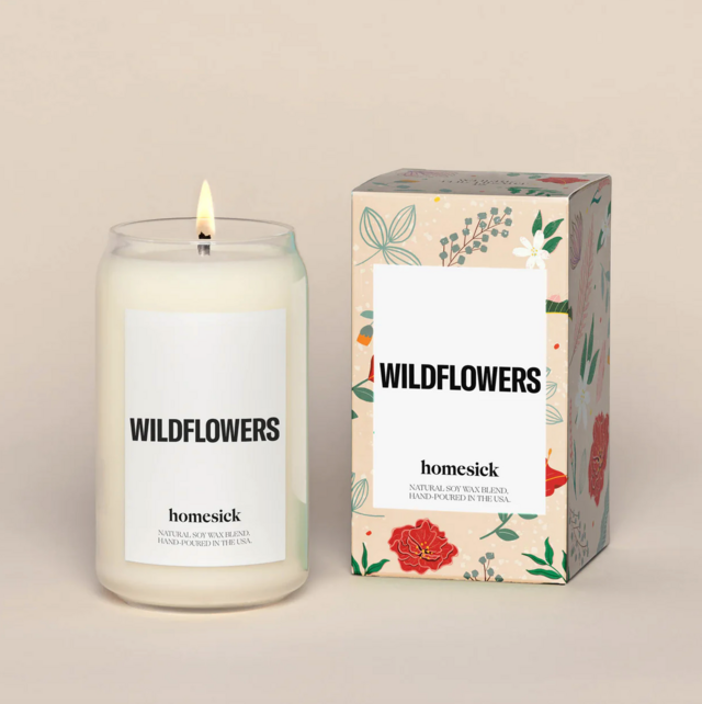 Wildflowers Candle