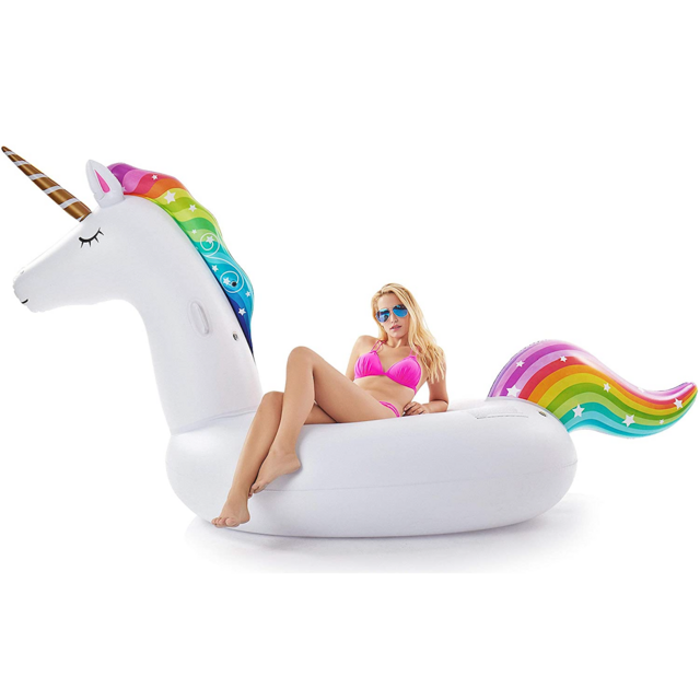 Jasonwell Giant Inflatable Unicorn Pool Float