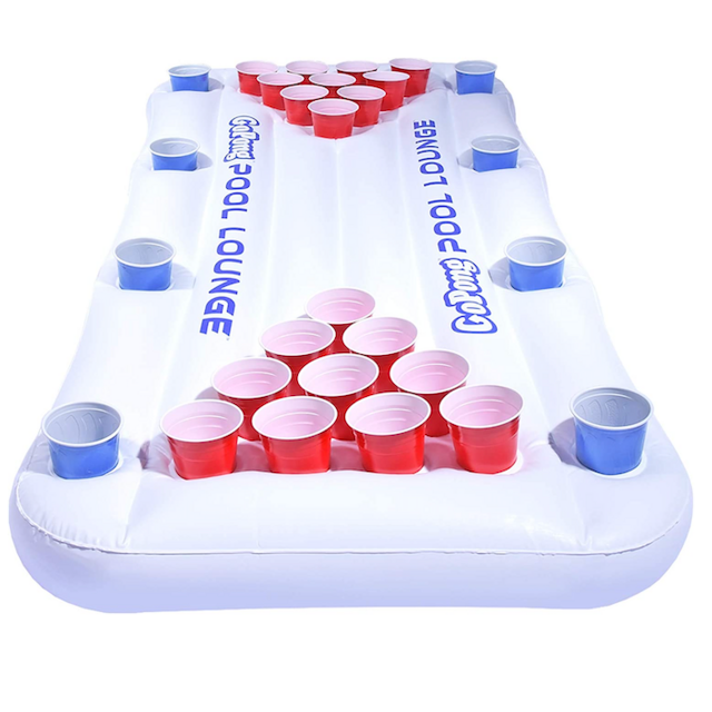 GoPong Pool Lounge Floating Beer Pong Table