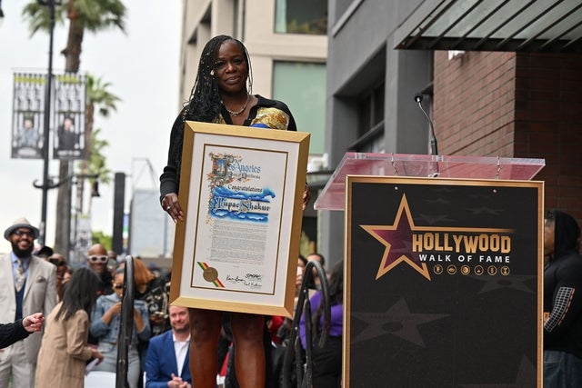 Tupac Shakur honored with posthumous star on Hollywood Walk of Fame