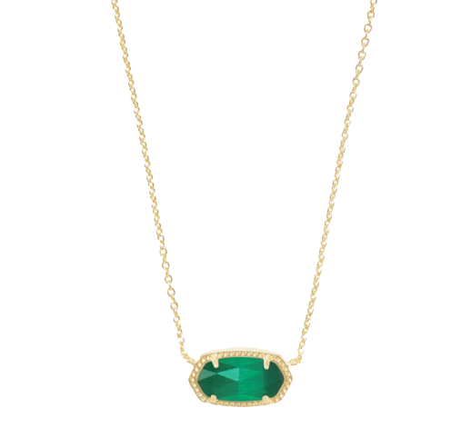 Elisa Gold Pendant Necklace 