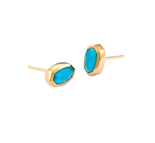 Nellie 14k Rose Gold Stud Earrings 