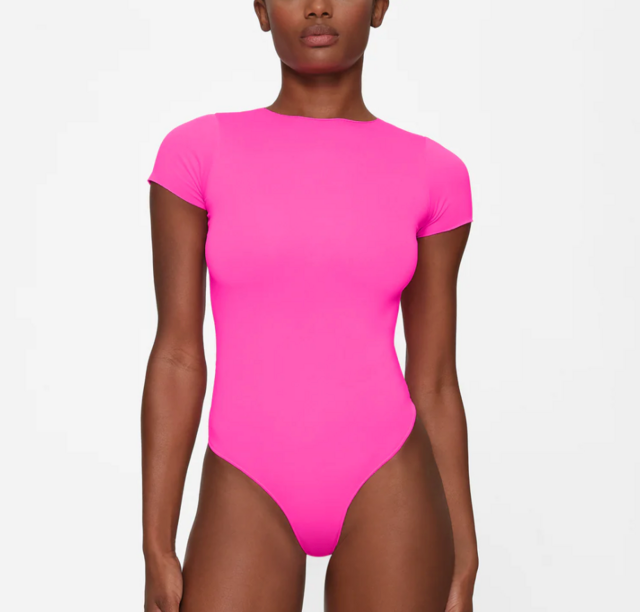 SKIMS Essential T-Shirt Bodysuit