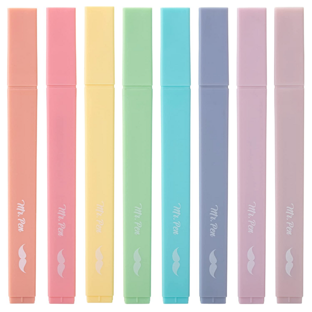 Mr. Pen Pastel Highlighters Set