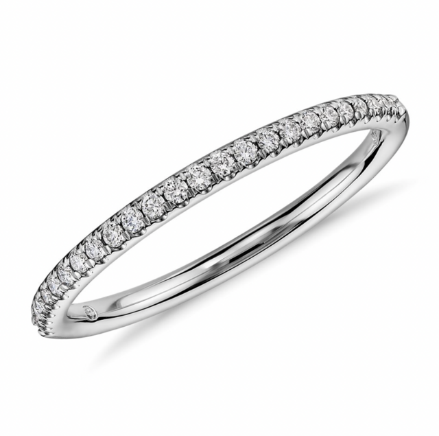 Petite Micropavé Diamond Ring