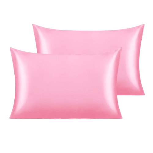 Kaius Interiors 2 Pack Soft Silky Satin Pillowcases