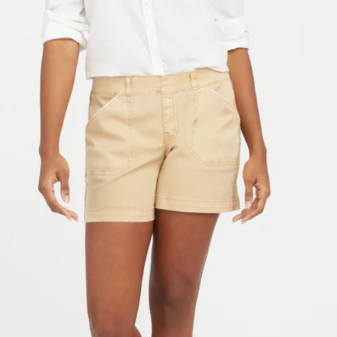 Stretch Twill Shorts, 6"