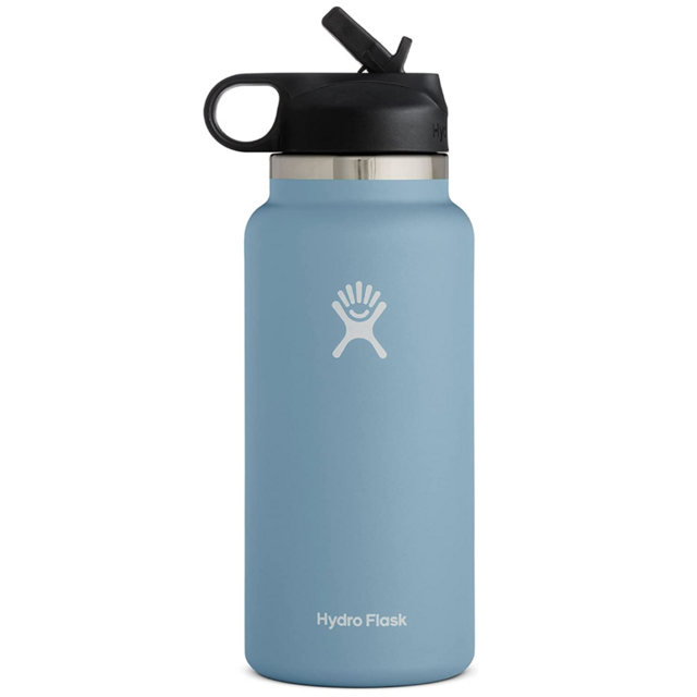 Hydro Flask 32-Ounce Wide Mouth Straw Lid Water Bottle