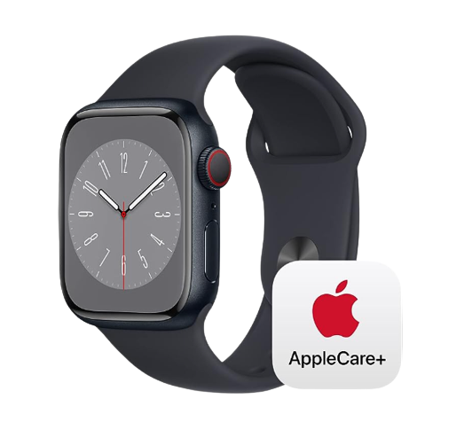 Apple Watch Series 8, 41mm (GPS + Cellular) with AppleCare+