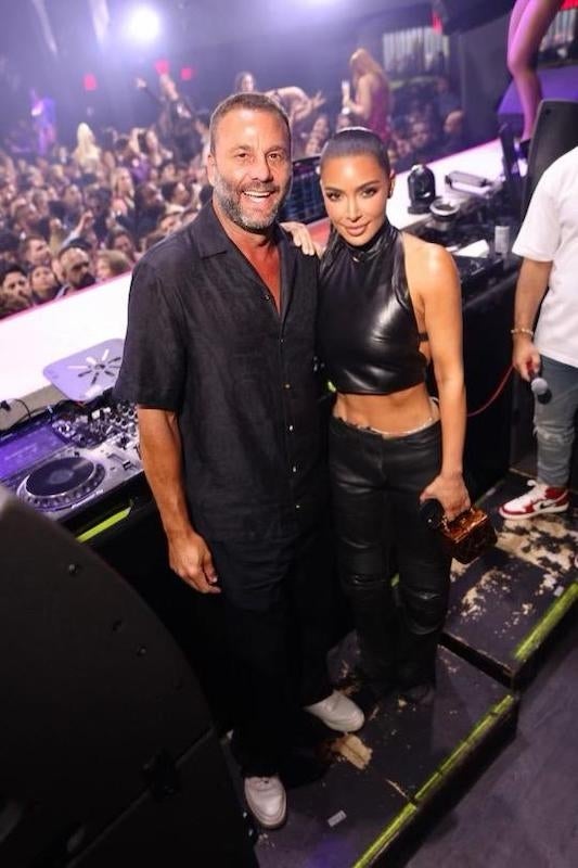 David Grutman and Kim Kardashian