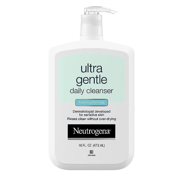 Neutrogena Ultra Gentle Foaming and Hydrating Face Wash for Sensitive Skin