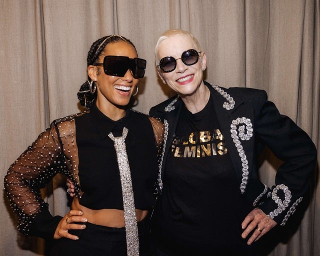 Alicia Keys and Annie Lennox