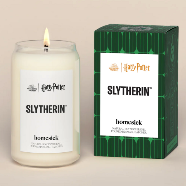 Homesick Slytherin Candle
