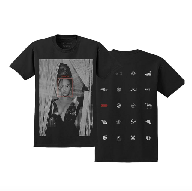 Beyoncé Official Renaissance World Tour Merch on Air Icon T-Shirt