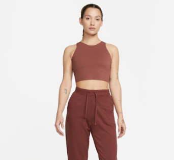 Nike Yoga Dri-FIT Luxe Women's Shelf-Bra Cropped Tank