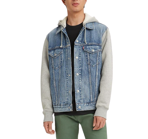 Levi's Men's Hybrid Hoodie Trucker Jacket