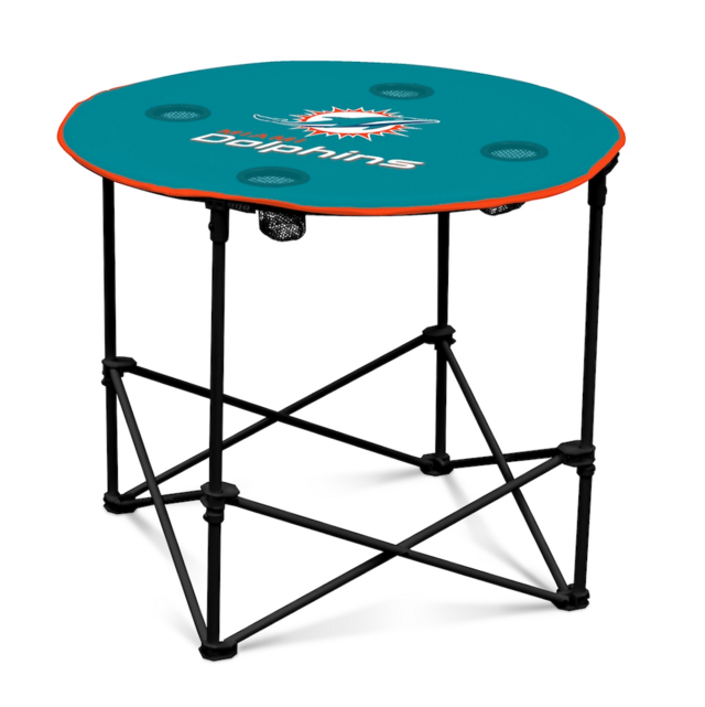 Fanatics Miami Dolphins Round Tailgate Table