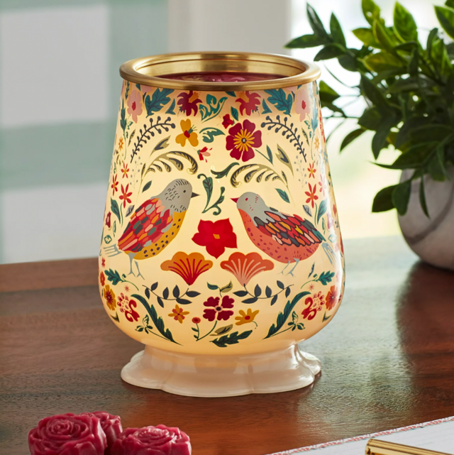 The Pioneer Woman Folky Bird Ceramic Fragrance Warmer