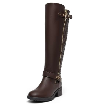 DREAM PAIRS Women's Knee High Riding Boots