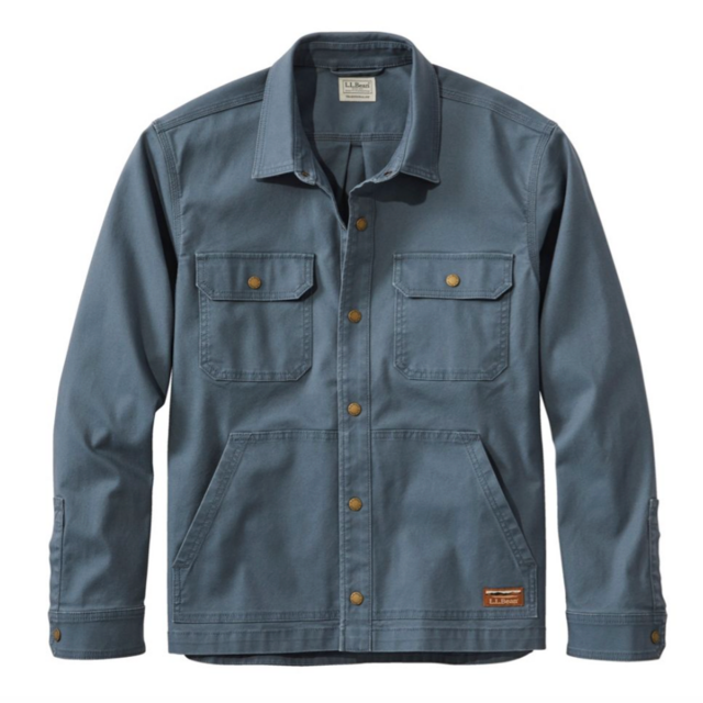 L.L. Bean Men's BeanBuilt Canvas Shirt Jacket