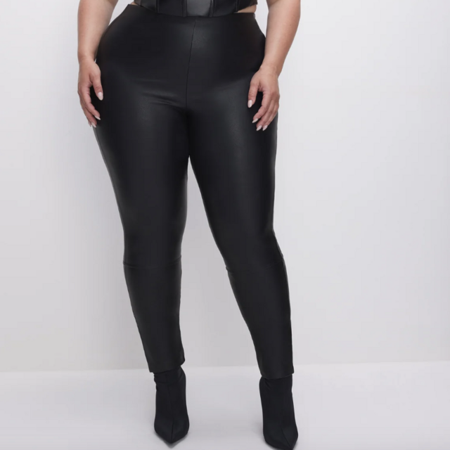 Good Waist Faux Leather Leggings