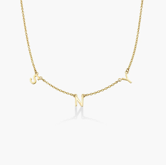 Oak and Luna Inez Initial Necklace