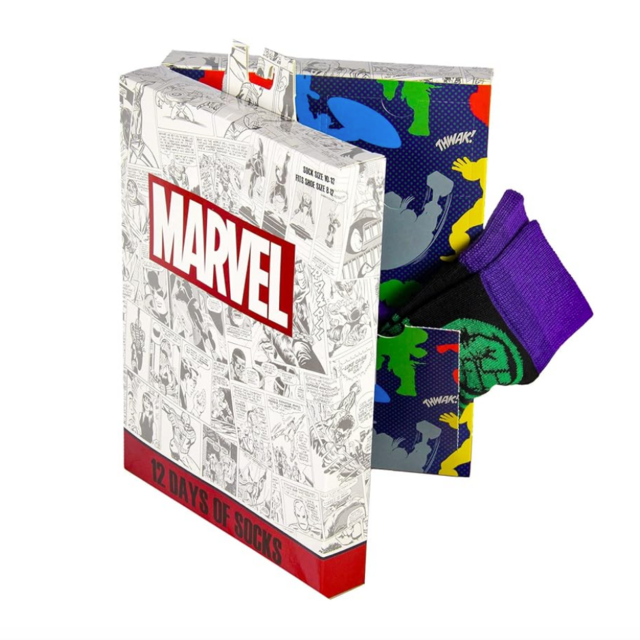 Bioworld 12 Days of Marvel Socks Advent Calendar