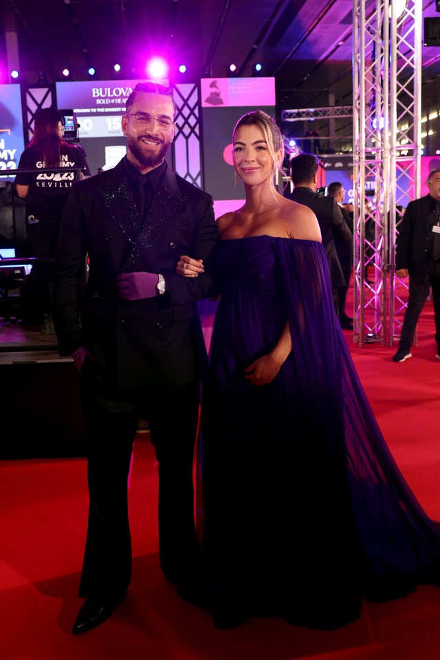 Maluma and Susana Gomez