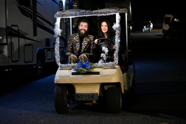 Post Malone and Riley Keough