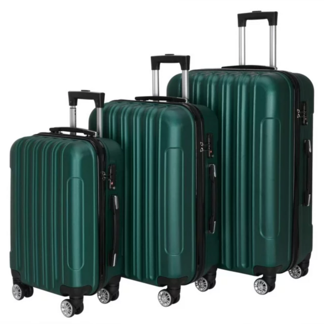 Zimtown 3-Piece Nested Spinner Luggage Set